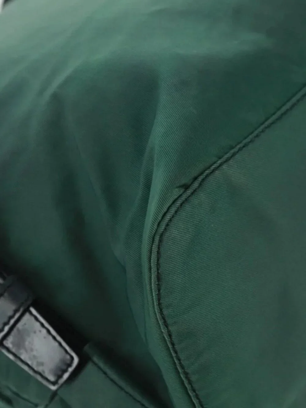 PRADA Backpack Nylon Green Silver Auth 161515 - Picture 4 of 16